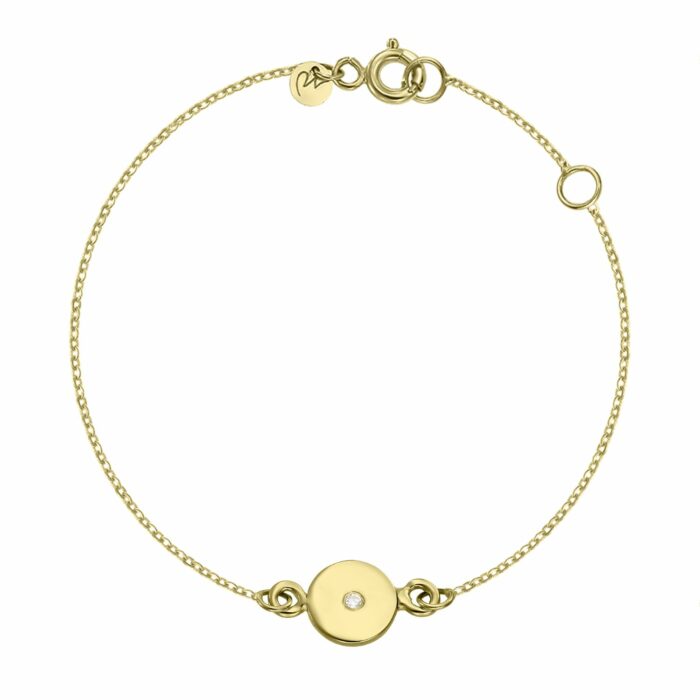 cercei din aur de 14 k cu diamant „iris” (copiaza)