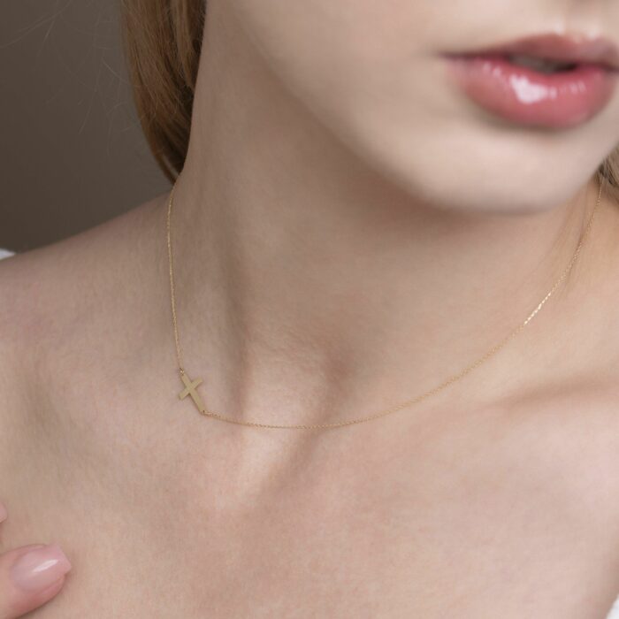 lantisor din aur de 14k "meda"